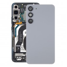 For Samsung Galaxy S23+ SM-S916B OEM Glass Battery Back Cover with Camera Lens Cover(Grey)