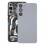 Para Samsung Galaxy S23 + SM-S916B Tapa trasera de batería de vidrio OEM con cubierta de lente de cámara (gris)