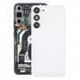 Для Samsung Galaxy S23+ SM-S916B OEM стеклянная задняя крышка аккумулятора с крышкой объектива камеры (белая)