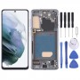 Pro Samsung Galaxy S21 5G SM-G991 TFT digitizér LCD obrazovky Celá sestava s rámečkem (šedá)