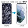 Pro Samsung Galaxy S21 5G SM-G991 TFT digitizér LCD obrazovky Celá sestava s rámečkem (šedá)