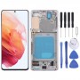 Para Samsung Galaxy S21 5G SM-G991 TFT LCD Digitalizador de pantalla Asamblea completa con marco (Plata)