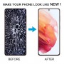 Para Samsung Galaxy S21 5G SM-G991 TFT LCD Digitalizador de pantalla Asamblea completa con marco (Plata)