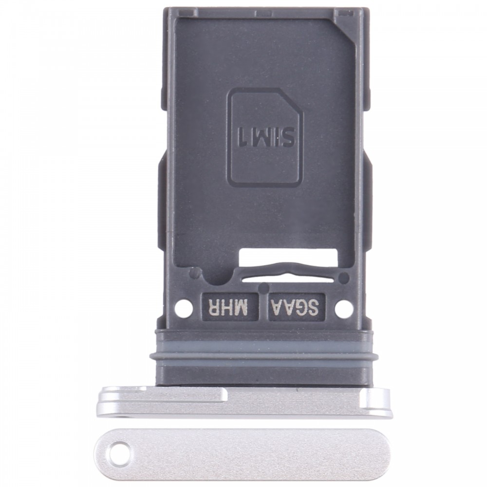 Pour Samsung Galaxy S23 FE SM-S711B Plateau de carte SIM d'origine (argent)