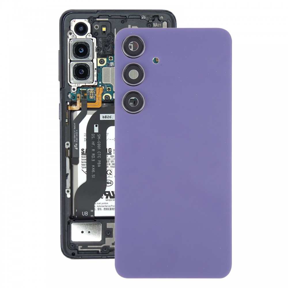 Для Samsung Galaxy S24+ SM-S926B OEM Задня кришка батареї з кришкою об’єктива камери (фіолетова)