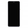 Samsung Galaxy S21 FE 5G SM-G990B eredeti LCD képernyős digitalizálóhoz, teljes összeszerelés kerettel (lila)