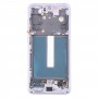 Samsung Galaxy S21 FE 5G SM-G990B eredeti LCD képernyős digitalizálóhoz, teljes összeszerelés kerettel (lila)