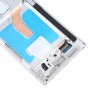 Pro Samsung Galaxy S22 Ultra 5G SM-S908B Originální digitizér LCD obrazovky Celá sestava s rámečkem (bílá)