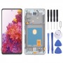 Samsung Galaxy S20 FE SM-G780F 6.43 インチ OLED LCD スクリーンデジタイザー完全アセンブリ、フレーム付き (シルバー)