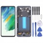 Pro Samsung Galaxy S21 FE 5G SM-G990B 6,36palcová verze EU OLED digitalizátor LCD obrazovky Kompletní sestava s rámem (černá)