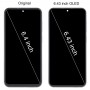For Samsung Galaxy S23 FE SM-S711B 6.43 inch OLED LCD Screen Digitizer Full Assembly with Frame (Black)