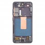 Samsung Galaxy S23 SM-S911B 6,43 hüvelykes amerikai verziójú OLED LCD képernyő digitalizálóhoz, teljes összeállítás kerettel (fekete)