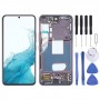 עבור Samsung Galaxy S22 5G SM-S901B גרסת האיחוד האירופי OLED LCD Digitizer הרכבה מלאה עם מסגרת (שחור)
