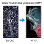 Pro Samsung Galaxy S22 Ultra 5G SM-S908B EU Edition 6,78palcový digitizér OLED LCD obrazovky Celá sestava s rámečkem (fialová)