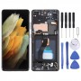 Ekran OLED LCD do Samsunga Galaxy S21 Ultra 5G SM-G998B Digitizer Pełny montaż z ramką, rozmiar wyświetlacza: 6,78 cala (czarny)