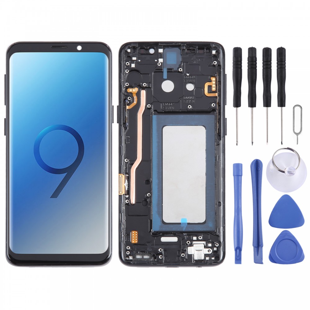 Для Samsung Galaxy S9 SM-G960 TFT ЖК-экран дигитайзер в сборе с рамкой (черный)