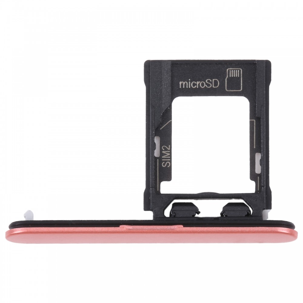 Per Sony Xperia XZ1 Compact Vassoio scheda SIM originale + Vassoio scheda Micro SD (Arancione)