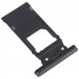 Per Sony Xperia XZ2 Premium Vassoio scheda SIM originale + Vassoio scheda SIM/Micro SD (Nero)