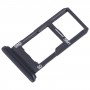 För Sony Xperia 10 II Original SIM + SIM / Micro SD-kortfack (svart)