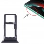 För Sony Xperia 10 II Original SIM + SIM / Micro SD-kortfack (svart)