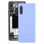 For Sony Xperia 10 IV Original Battery Back Cover(Purple)