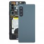 Para Sony Xperia 5 IV Tapa trasera de batería original con cubierta de lente de cámara (verde)