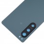 Para Sony Xperia 5 IV Tapa trasera de batería original con cubierta de lente de cámara (verde)