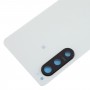 Pro Sony Xperia 5 IV Originální zadní kryt baterie s krytkou objektivu fotoaparátu (bílá)