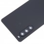 Sony Xperia 10 V originaalaku tagakaas koos kaamera objektiivi kattega (must)