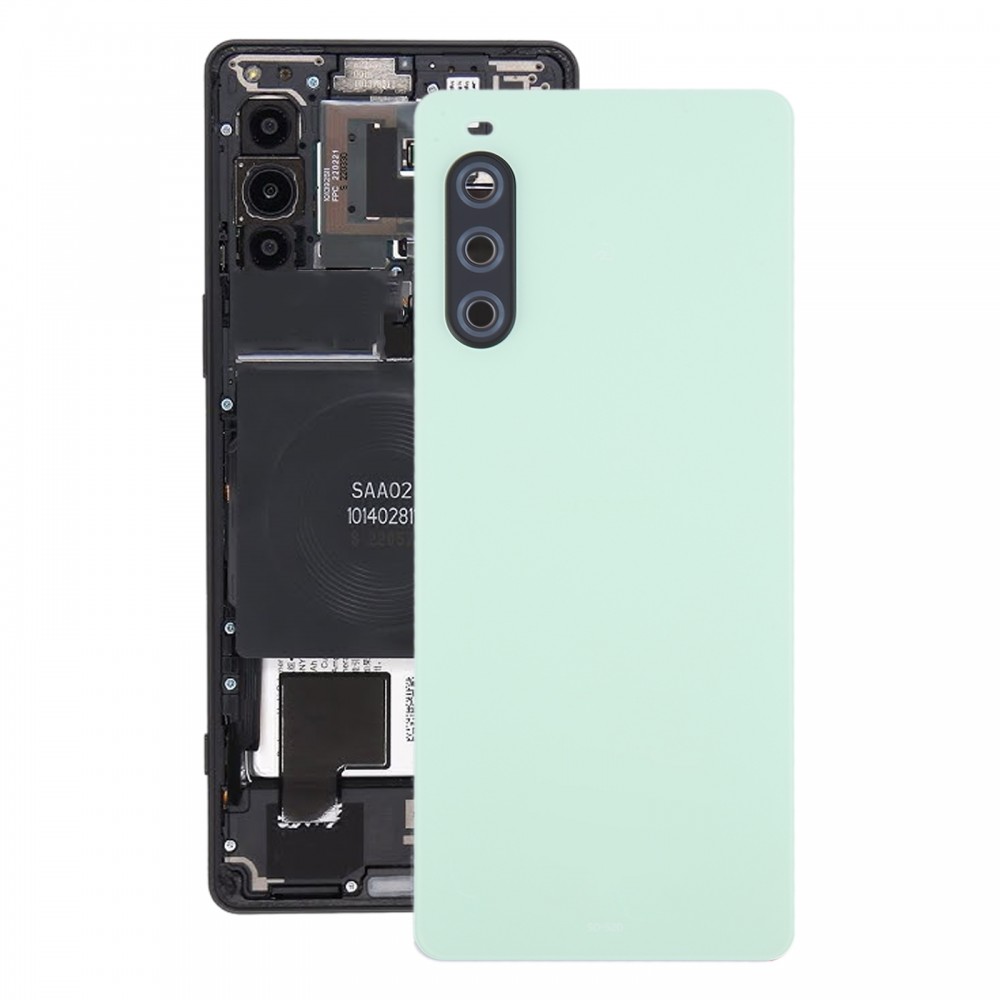 Do oryginalnej tylnej pokrywy baterii Sony Xperia 10 V z osłoną obiektywu aparatu (zielona)