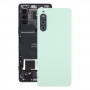 Do oryginalnej tylnej pokrywy baterii Sony Xperia 10 V z osłoną obiektywu aparatu (zielona)