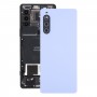 Per Sony Xperia 10 V Cover posteriore batteria originale con copriobiettivo fotocamera (viola)