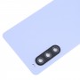 Per Sony Xperia 10 V Cover posteriore batteria originale con copriobiettivo fotocamera (viola)