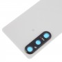 Per Sony Xperia 1 V Cover posteriore batteria originale con copriobiettivo fotocamera (Argento)