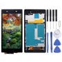 LCD displej + dotykový panel s rámečkem pro Sony Xperia Z1 / L39h / C6902 / C6903 / C6906 / C6943 (černá)