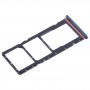 Para Tecno Spark 8T Bandeja de tarjeta SIM + Bandeja de tarjeta SIM + Bandeja de tarjeta Micro SD (Azul)