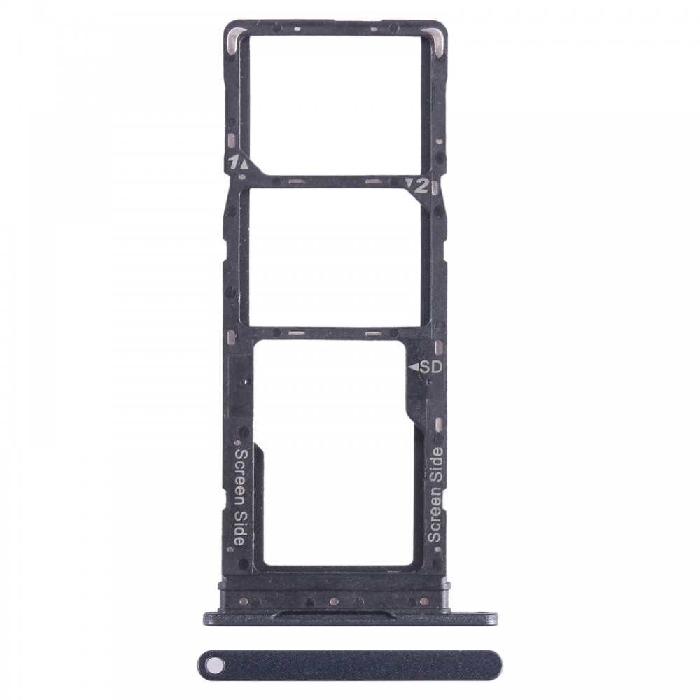 За Tecno Spark Go 2023 BF7n поставка за SIM карта + поставка за SIM карта + поставка за Micro SD карта (черен)
