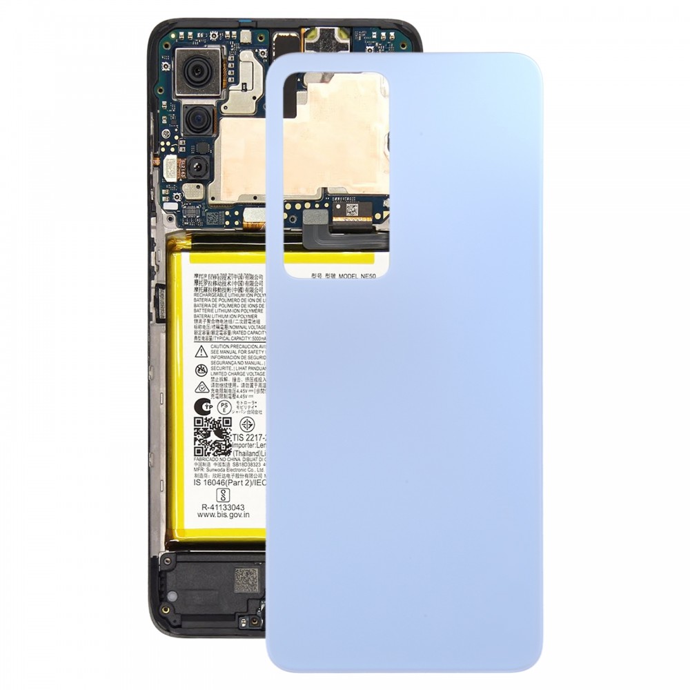 עבור Tecno Camon 18 Premier CH9 CH9n כיסוי אחורי לסוללה מקורי (כחול)
