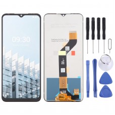 Tecno Pop 6 Pro BE8 OEM LCD スクリーン、デジタイザー付き完全アセンブリ