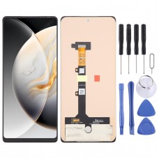 למסך LCD של Tecno Camon 30 Pro OEM עם הרכבה מלאה של Digitizer, לא תומך בזיהוי טביעת אצבע
