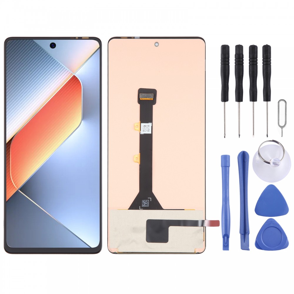 Tecno Pova 6 オリジナル AMOLED 液晶画面デジタイザー完全アセンブリ用
