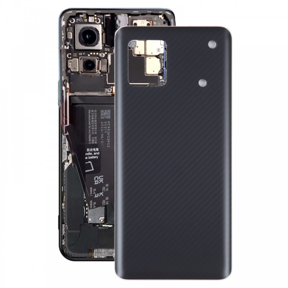 For vivo iQOO 9 OEM Glass Battery Back Cover(Black)