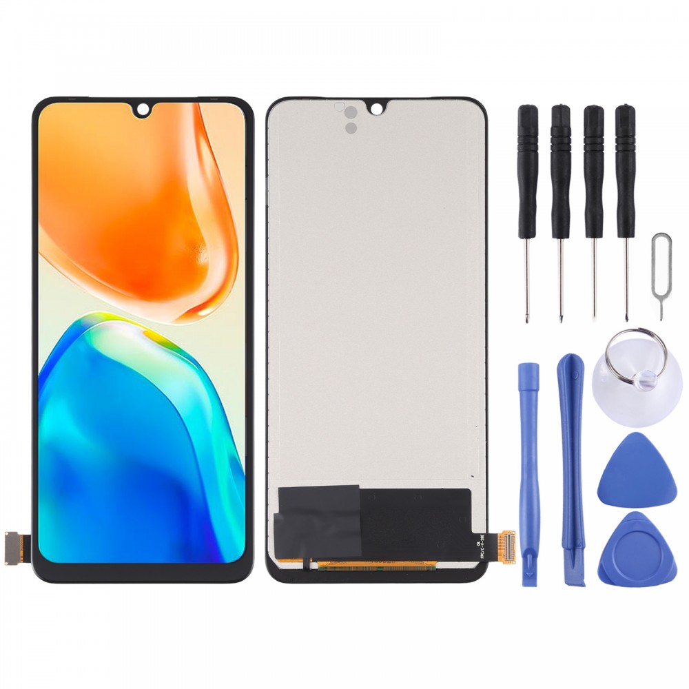 Vivo V25e 4G V2201 TFT LCD képernyőhöz teljes digitalizálóval, nem támogatja az ujjlenyomat-azonosítást