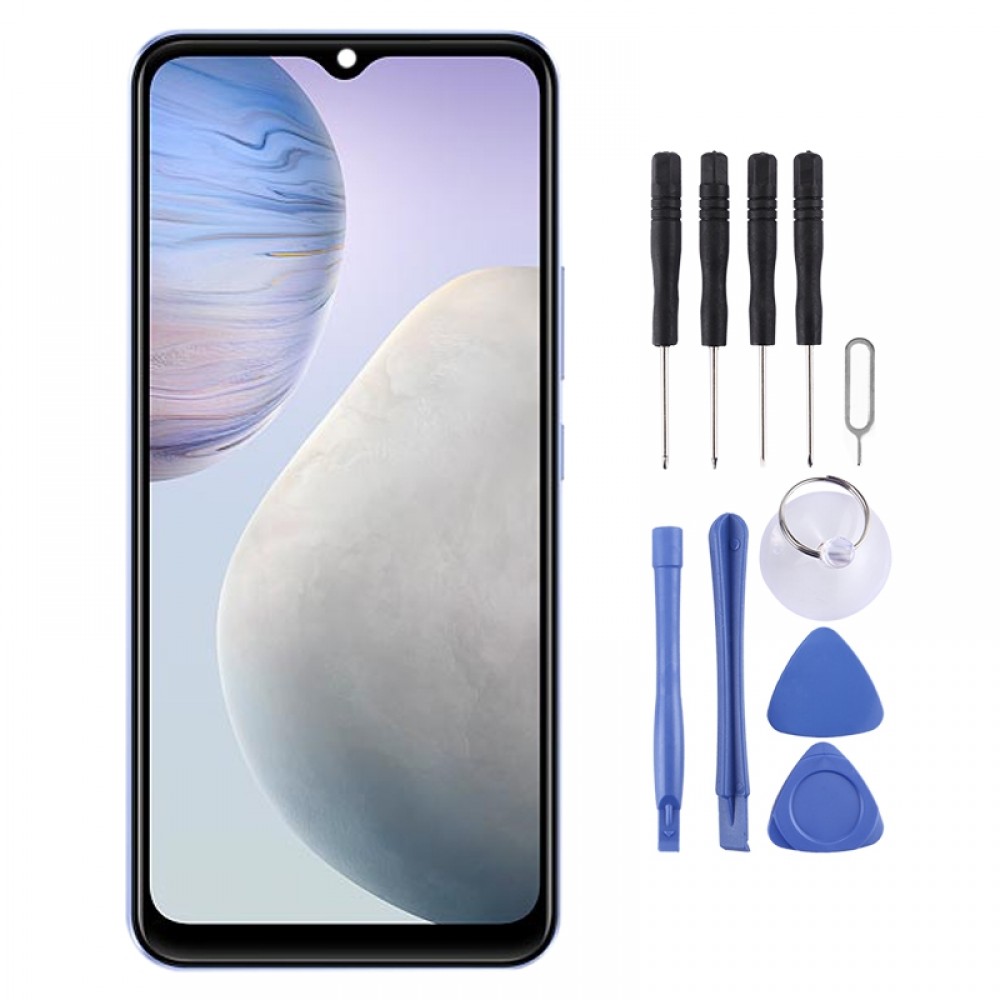 Vivo Y02 OEM LCD képernyőhöz, teljes szereléssel digitalizálóval