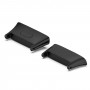 For Xiaomi Redmi Watch 3 / Mi Watch Lite 3 1 Pair Metal Watch Band Connector(Black)