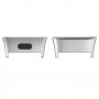 For Xiaomi Redmi Watch 3 / Mi Watch Lite 3 1 Pair Metal Watch Band Connector(Silver)