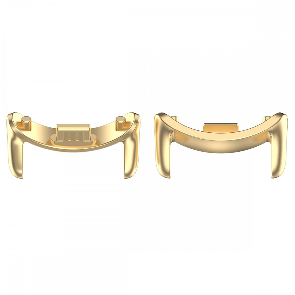 For Xiaomi Mi Band 8 1 Pair Stainless steel Metal Watch Band Connector(Gold)