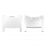 For Xiaomi Mi Band 8 1 Pair PC Plastic Watch Band Connector(White)