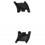 For Xiaomi Mi Band 8 1 Pair PC Plastic Watch Band Connector(Black)