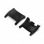 For Xiaomi Mi Band 8 1 Pair PC Plastic Watch Band Connector(Black)